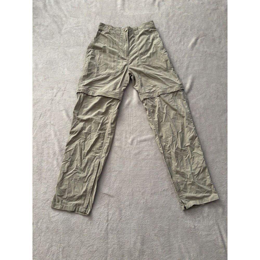 Exofficio Buzz Off Pants Womens XS Insect Shield Pants Convertible Hike Tan